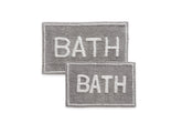 St Mary’s 2 Piece 100% Cotton Tufted Bath Rug Set With Latex Backing